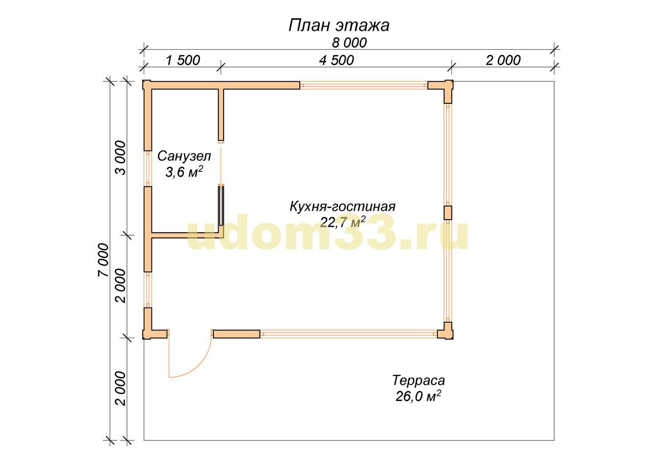 S3-157-1. Проект дома с мансардой для узкого земельного участка (Z128)