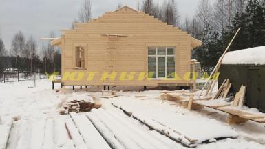 Строительство каркасного дома без отделки в деревне Даниловка Судогодского района