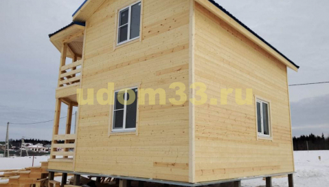 Строительство каркасного дома в п. Добрый берег городского округа Клин Московской области