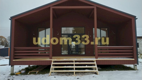 Строительство каркасного дома Барнхаус в д. Глазово Солнечногорского района Московской области
