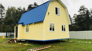 Строительство каркасного дома в посёлке Першино Киржачского района Владимирской области