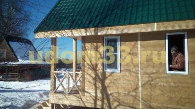 Строительство каркасного дома в деревне Рясницино Киржачского района Владимирской области