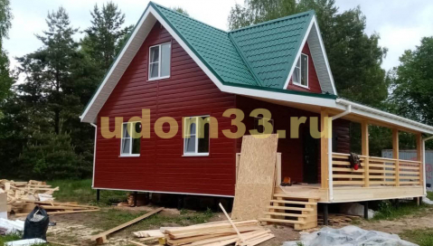 Строительство каркасного дома в д. Цепнино Петушинского района Владимирской области