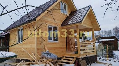 Строительство каркасного дома в посёлке имени Воровского Ногинского района Московской области