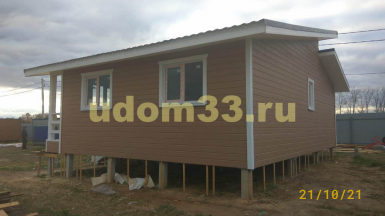 Строительство каркасного дома в д. Борисовское Коломенского района Московской области
