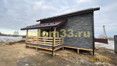 Строительство каркасного дома в д. Дубнево Ступинского района Московской области