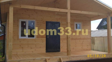 Строительство дачного каркасного дома в п. Городищи Петушинского района Владимирской области
