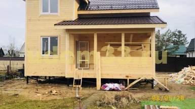 Строительство каркасного дома в СНТ Киржач-1 Владимирской области