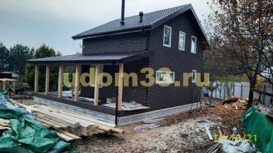 Строительство каркасного дома в с. Красная Пахра Троицкого района Московской области