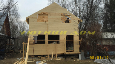 Строительство дома в СНТ «Лужки» Киржачского района