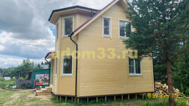 Строительство каркасного дома в деревне Мелехино Александровского района Владимирской области