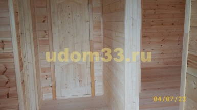 Строительство каркасного дома по проекту ДК-55 «Уютный» в г. Можайск Московской области
