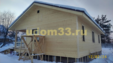 Строительство каркасного дома в п. Бавлены Кольчугинского района Владимирской области
