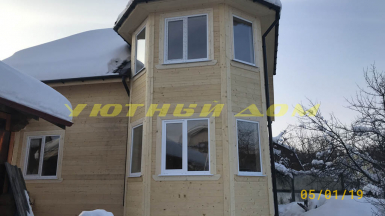 Строительство каркасного дома для круглогодичного проживания в г. Радужный Владимирской области