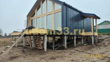 Строительство каркасного дома в г. Шуя Ивановской области