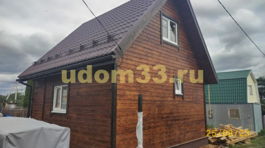 Строительство каркасного дома в СНТ Дворики-1 Киржачского района Владимирской области