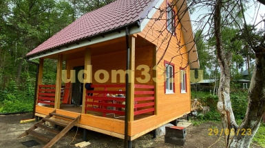 Строительство каркасного дома в СНТ Родник Петушинского района Владимирской области