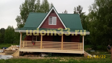 Строительство каркасного дома в д. Цепнино Петушинского района Владимирской области